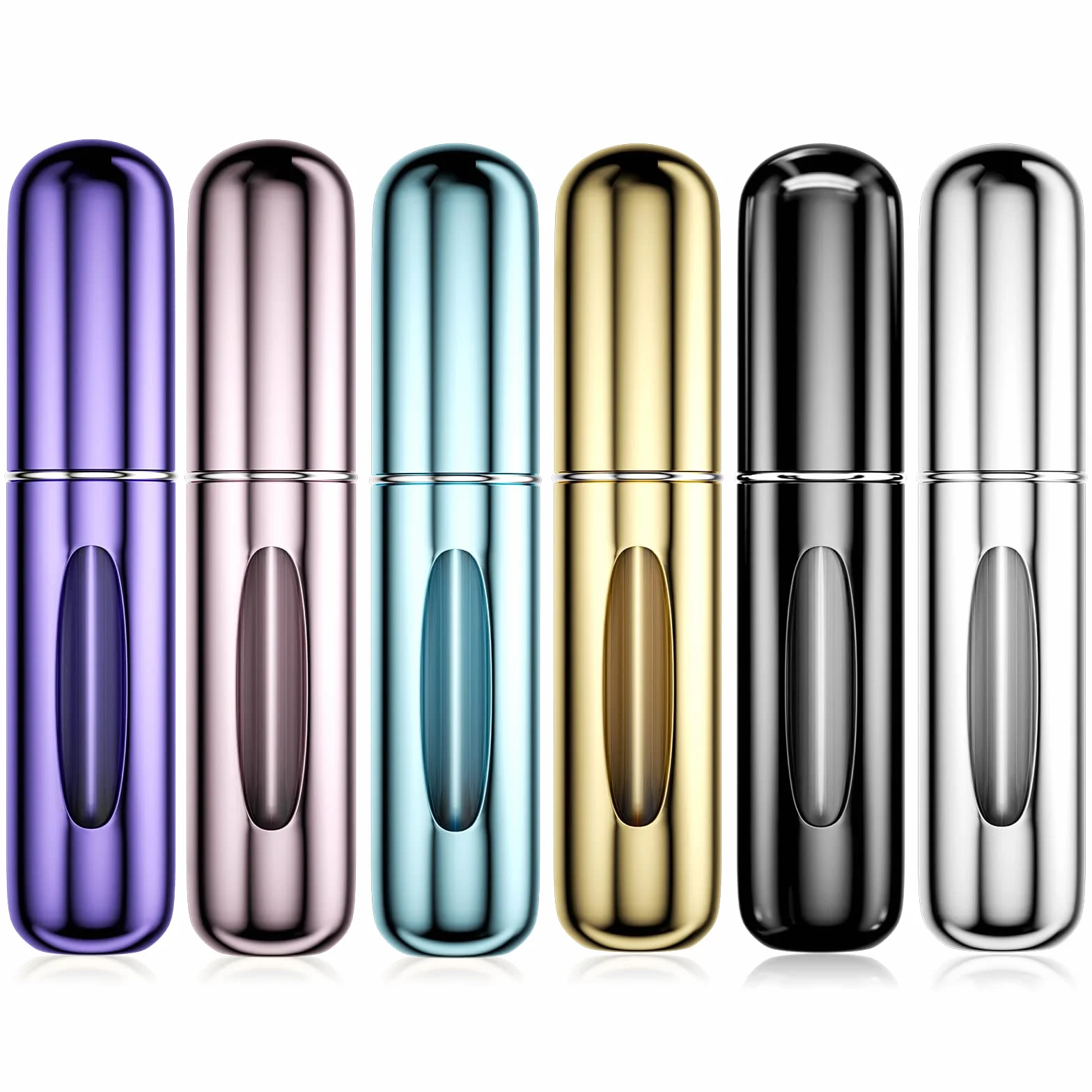 Newaner 5ML Atomizador Perfume Recargable Mini Botella Rociadora Portátil con Ventana