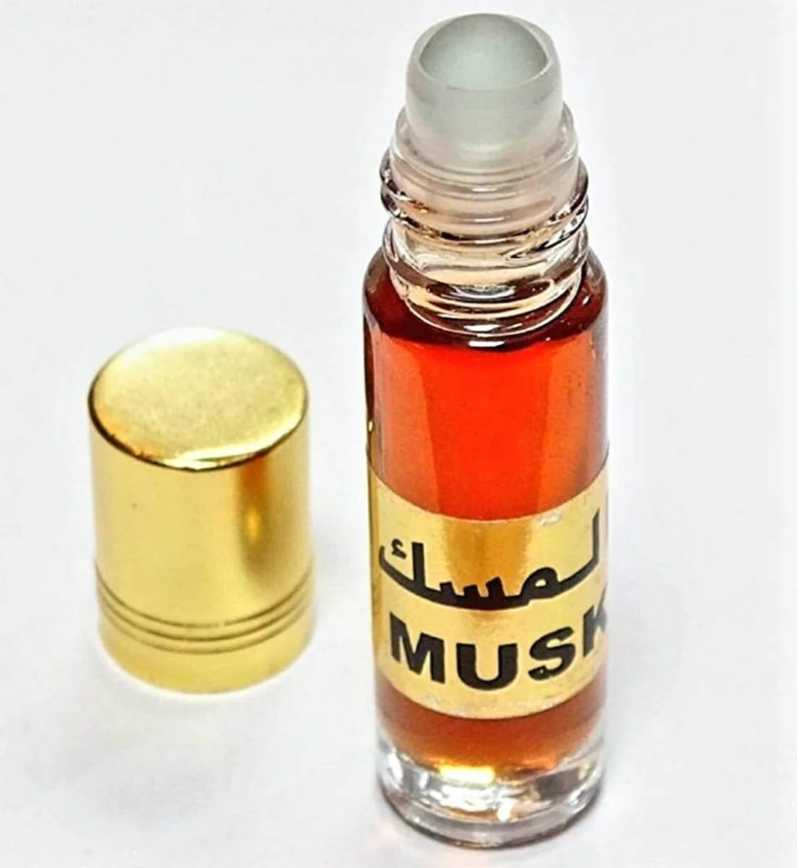 Musk Almizcle Rojo Pakistaní Perfume en Aceite Roll-On 6 ml, Aroma Cálido sin Alcohol