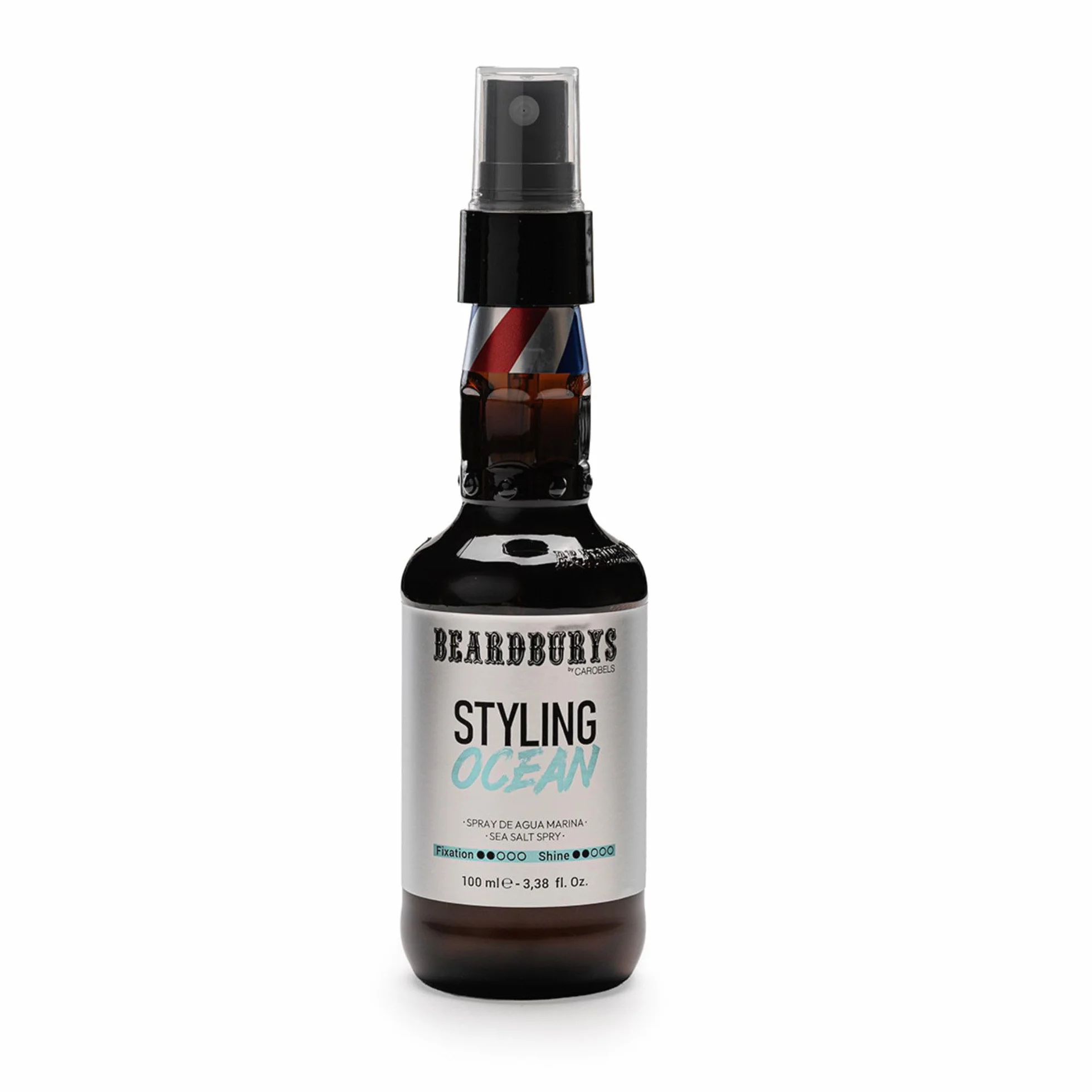 Beardburys Spray de Sal Marina Ocean para Hombre, Texturizante, Voluminizador, Acabado Mate, 250 ml
