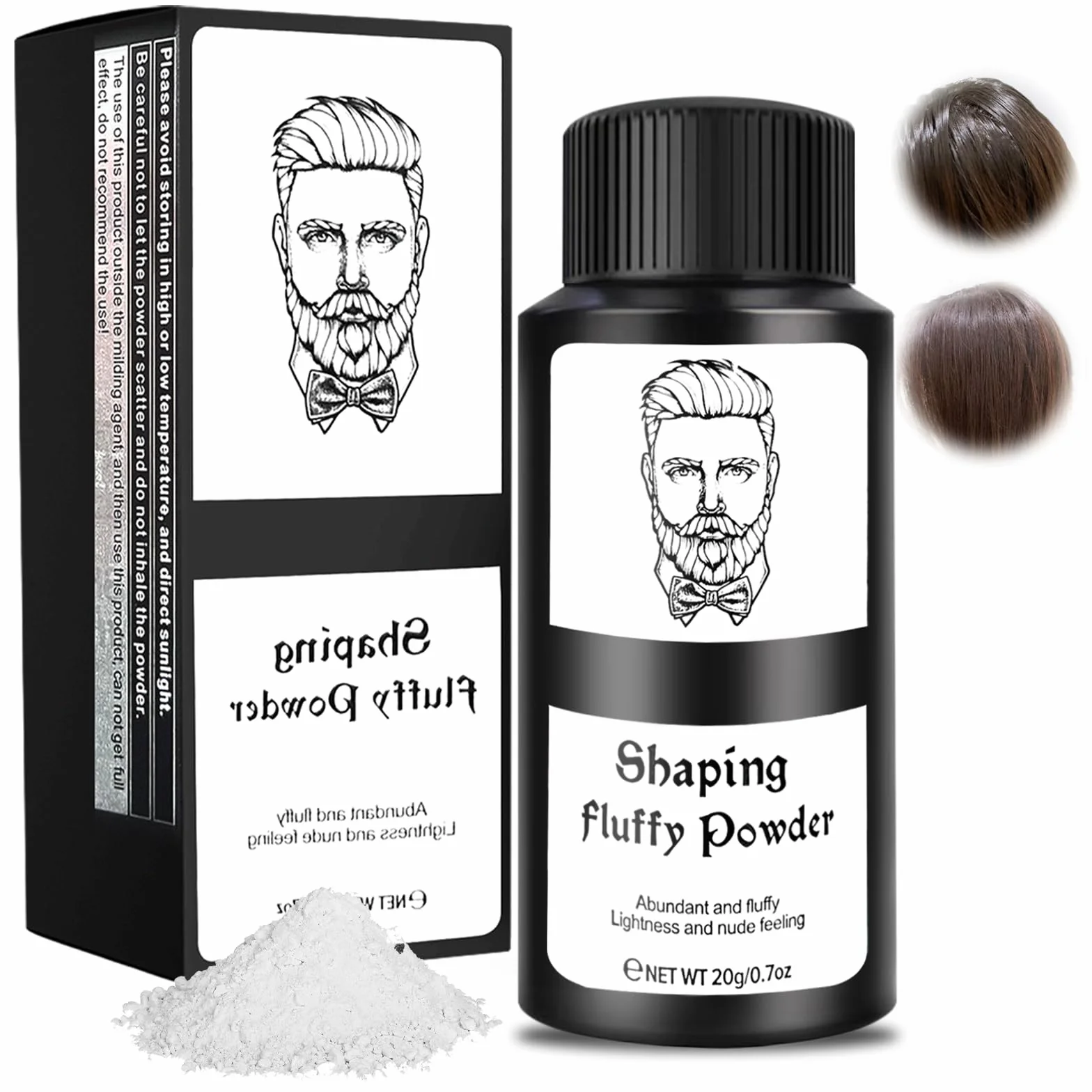 Polvo De Peinado Texturizante Volumen 20g Para Cabello Hombre