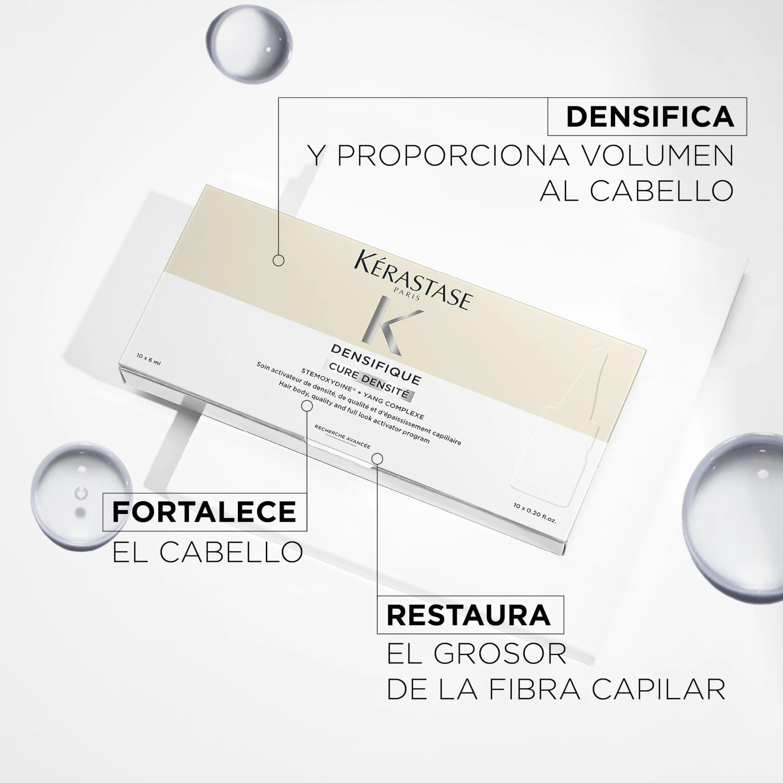 Kérastase Densifique ampollas de Densidad para Mujer 10 x 6 ml