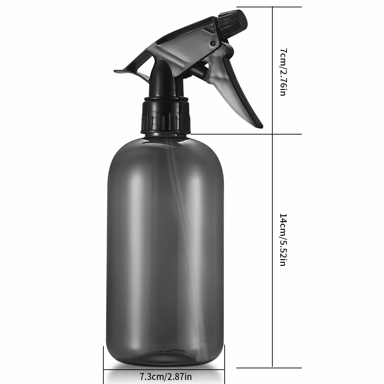 Botellas de Spray Vacías 500ml 3 Piezas, Pulverizador de Plástico Reutilizable para Plantas Jardín