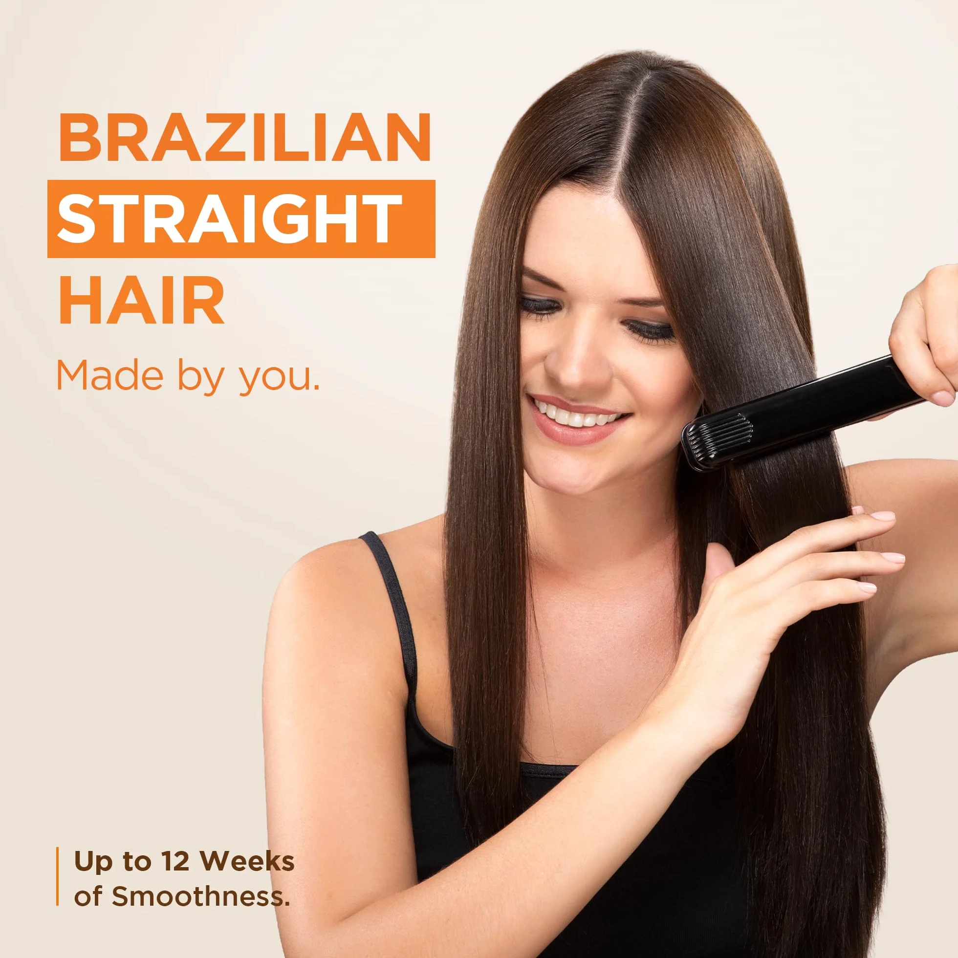Kativa Kit Alisado Brasileño Profesional Keratina Vegetal Sin Formol 12 Semanas