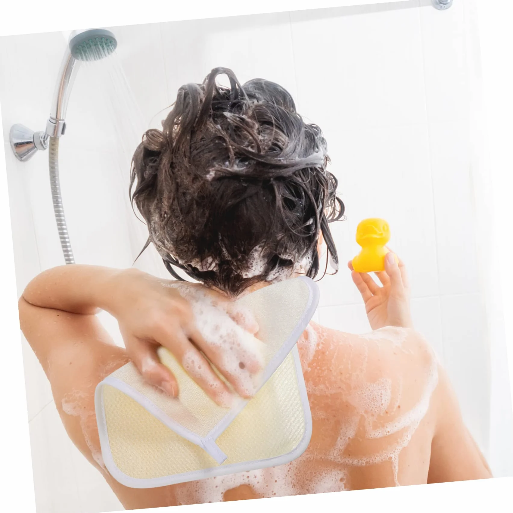 48 piezas de toallas de baño, esponja de limpieza, toallas de spa for el cuerpo, esponja de lavado corporal, esponja de ducha, toalla de lavado de cara, toalla de fregado de espalda, cepillo de ducha,