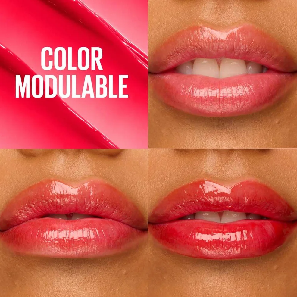 Maybelline New York Lifter Glaze Bálsamo Labial con Color, Hidratación 24h, Ácido Hialurónico