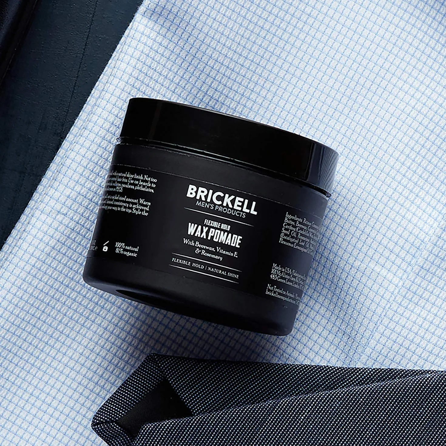 Brickell Men’s Products Pomada para el Pelo Fijación Flexible para Hombres Natural y Orgánica 59 ml