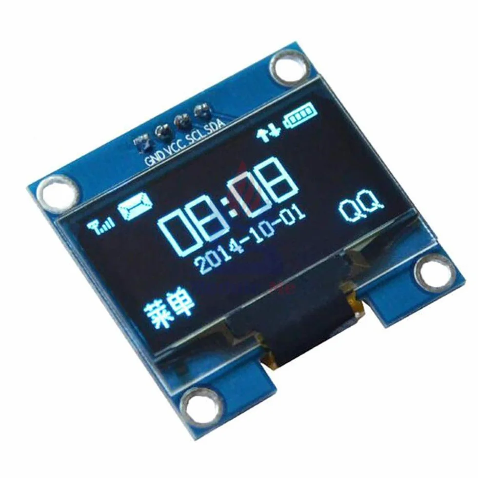 OLED 128x64 Display Module I2C IIC SPI Serial Blue 2.4 cm SSD1306 2pcs