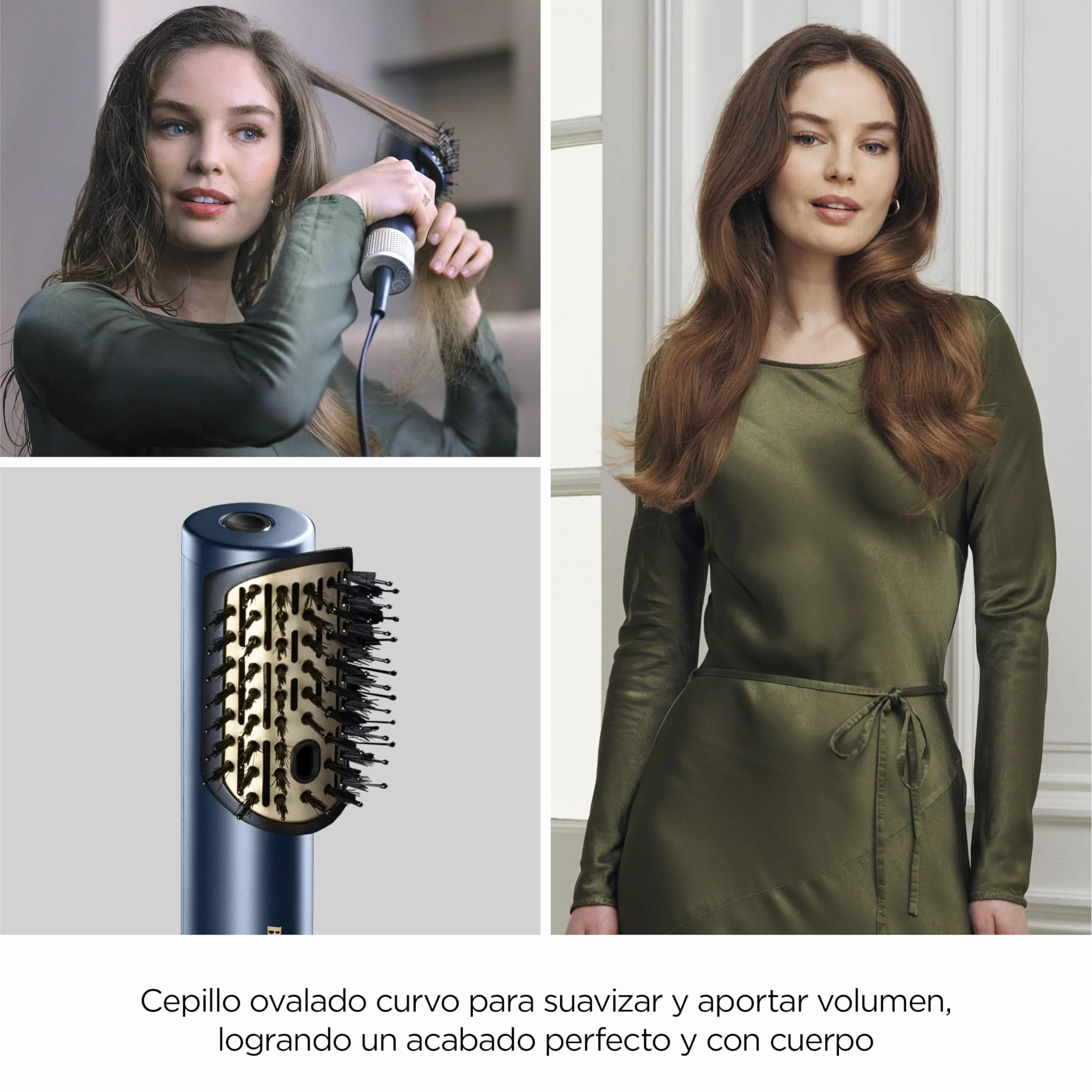 BaByliss AS6553E Air Wand Secador Alisador Styler Todo en Uno Mojado a Seco Antiencrespamiento Sin Daño por calor 3 Accesorios