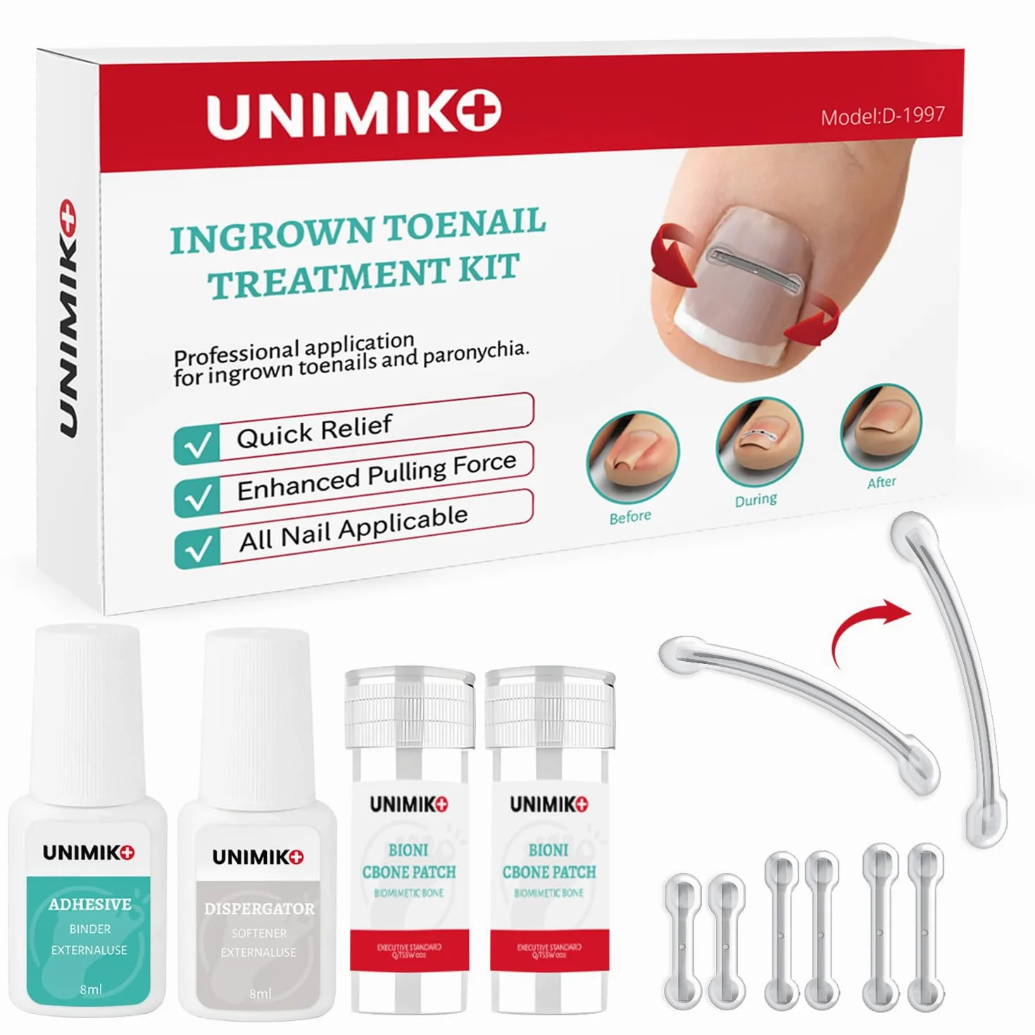 Kit de tratamiento de uñas encarnadas