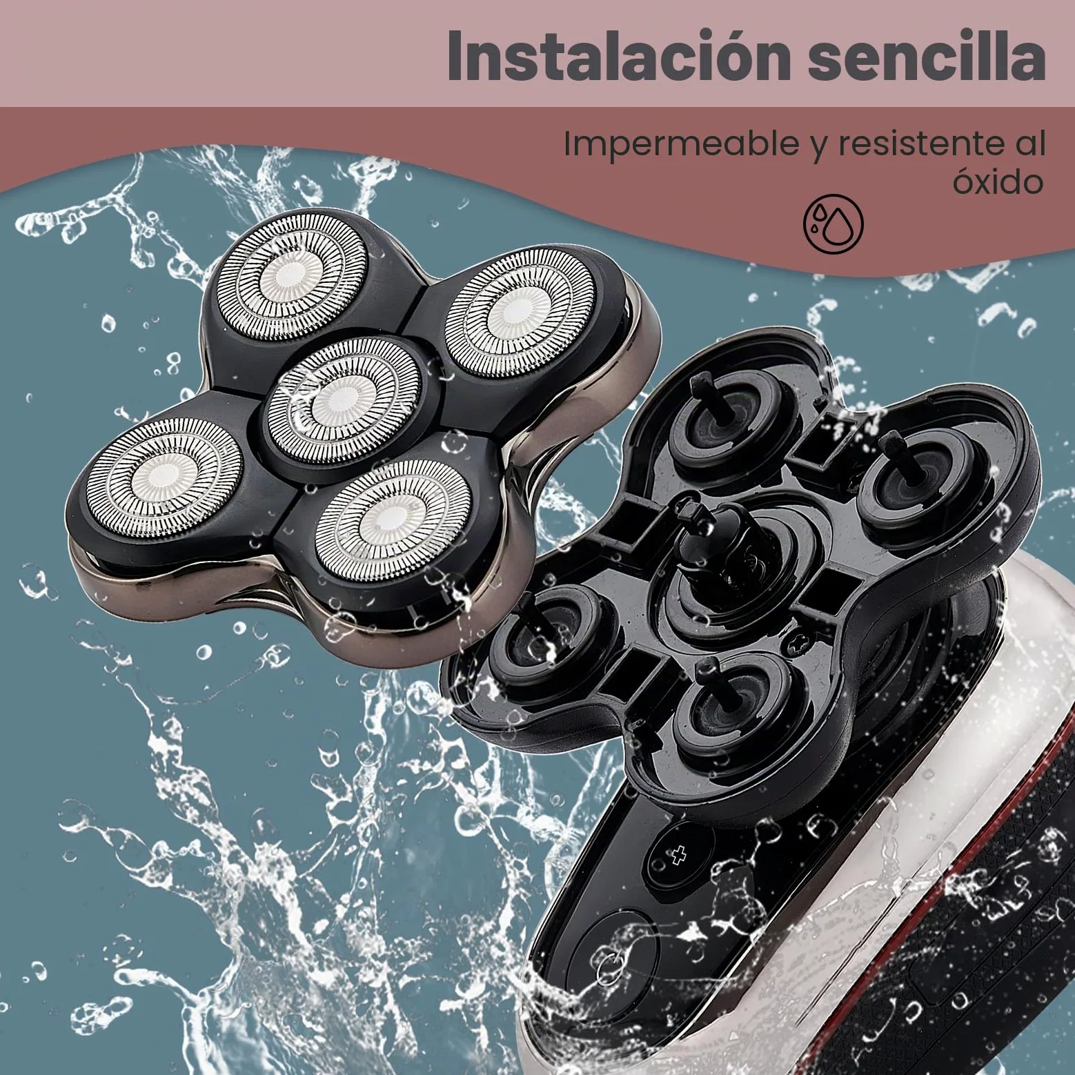 Cuchillas de repuesto RX7 compatibles con Remi**ton Balder XR1600, BOSS XR7120, XR7100 - Cuchillas de corte de pelo de alta precisión (2 paquetes)