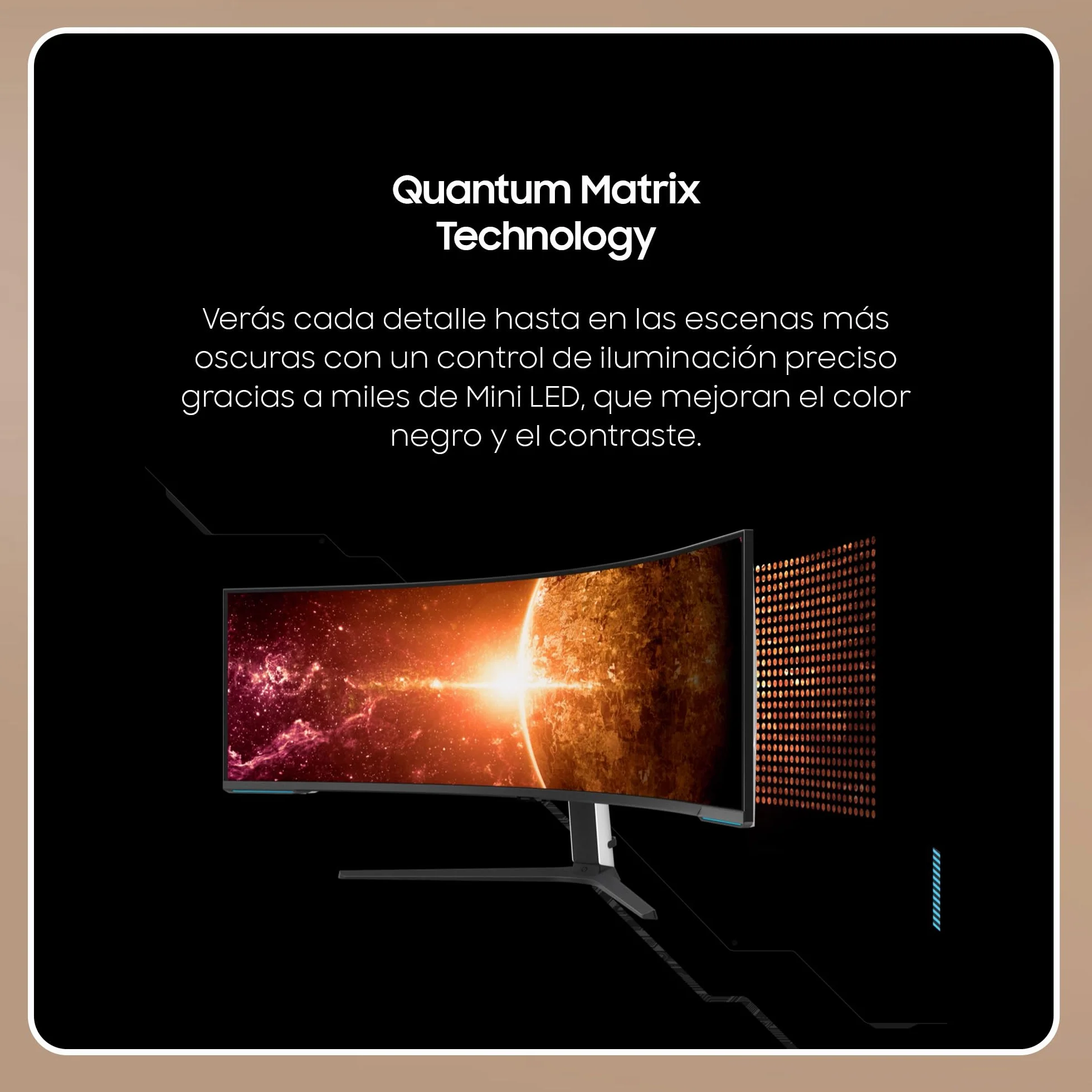 Samsung Odyssey Neo G95NC 57" Dual UHD Gaming Monitor, Quantum Mini-LED, 240Hz, 1ms, HDR 1000, FreeSync Premium Pro