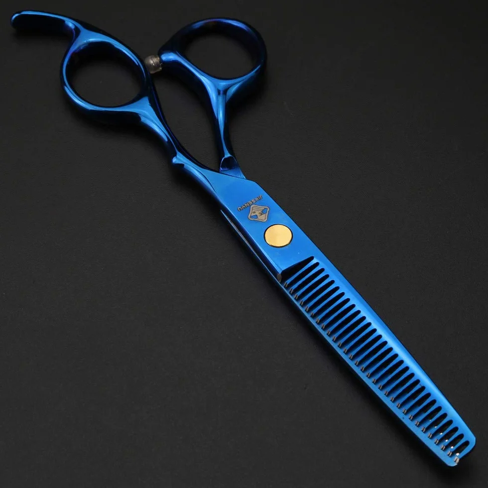 Tijeras de peluquería profesional de acero japonés 440C 24 cm Juego