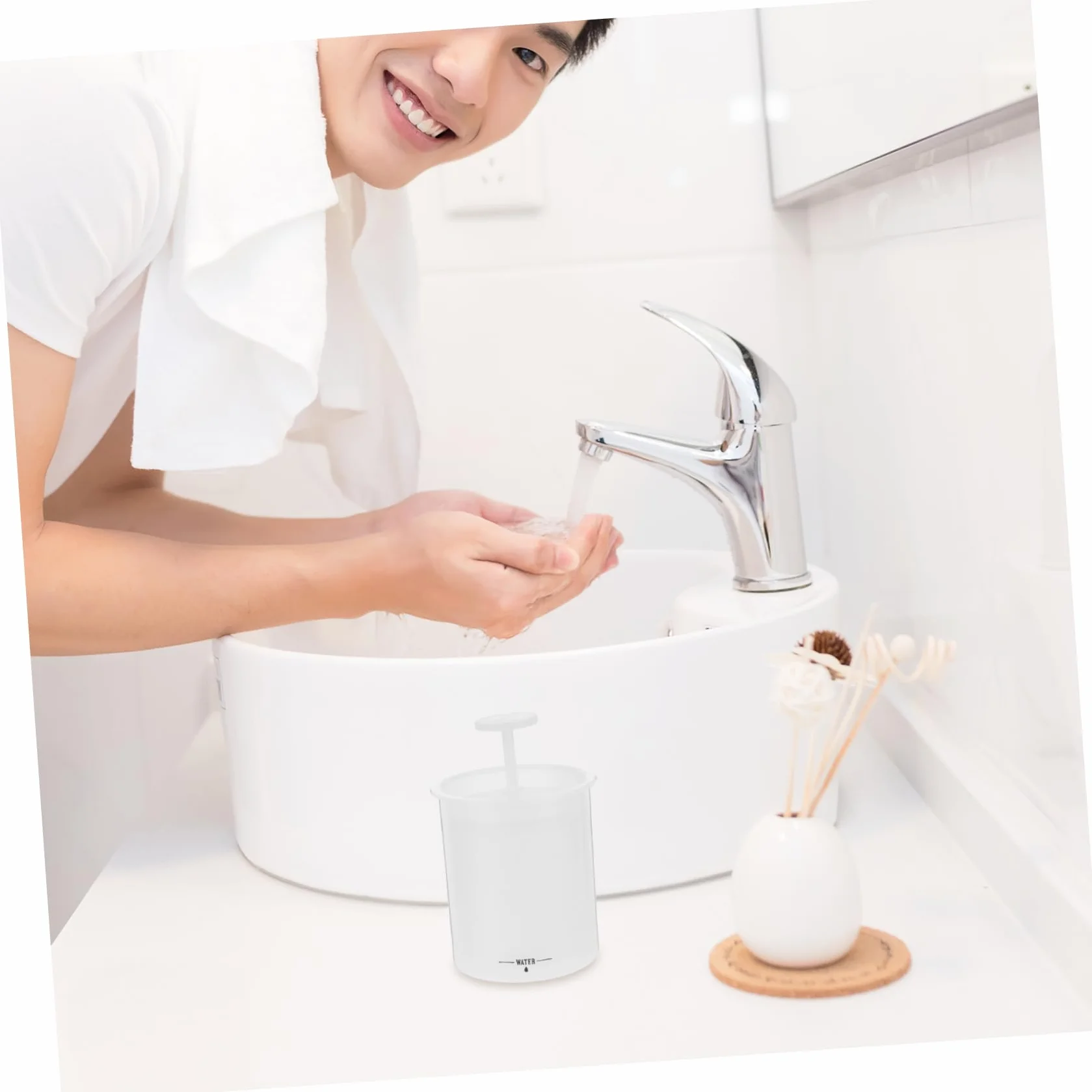 FOMIYES Generador de Espuma Facial 2 Piezas Tamaño Compacto Ahorro de Jabón