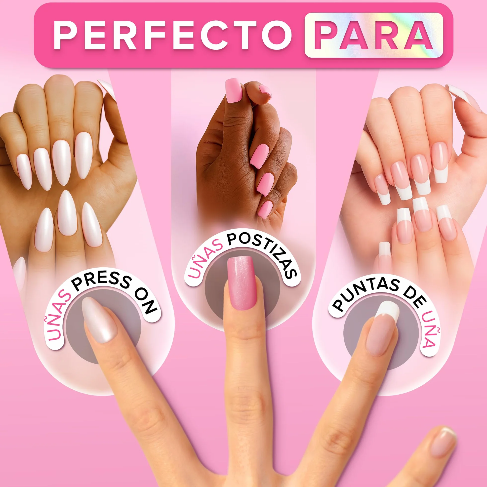 NYK1 NailBond Pegamento Uñas Postizas Súper Fuerte 8ml Larga Duración Máxima Resistencia