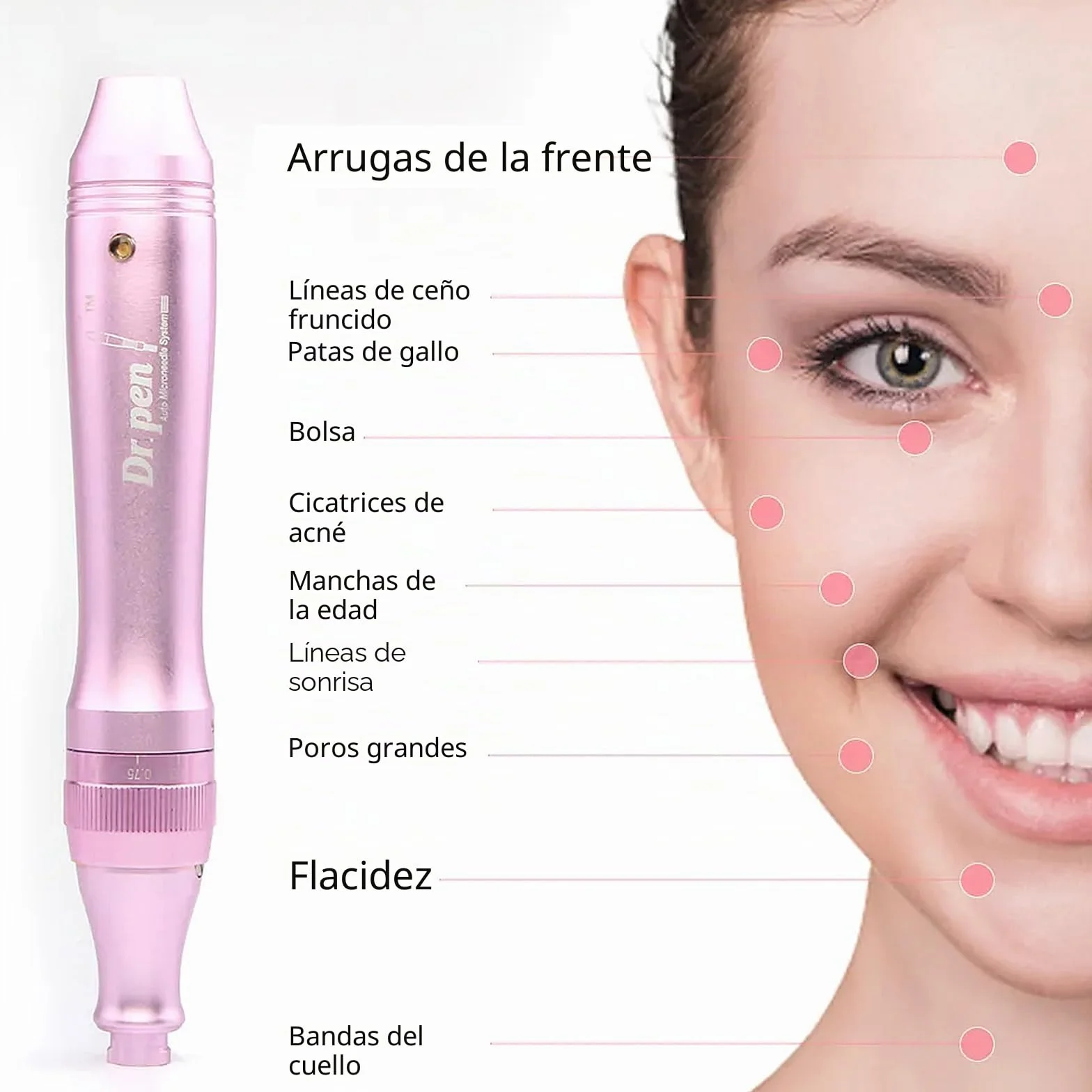 Dr. Pen Ultima M7 Microneedling Inalámbrico Profesional, Microneedle Máquina Eléctrica de Microagujas con 22 Cartuchos de Repuesto, Tratamiento Anti-Envejecimiento, Acné, Arrugas y Pérdida de Cabello
