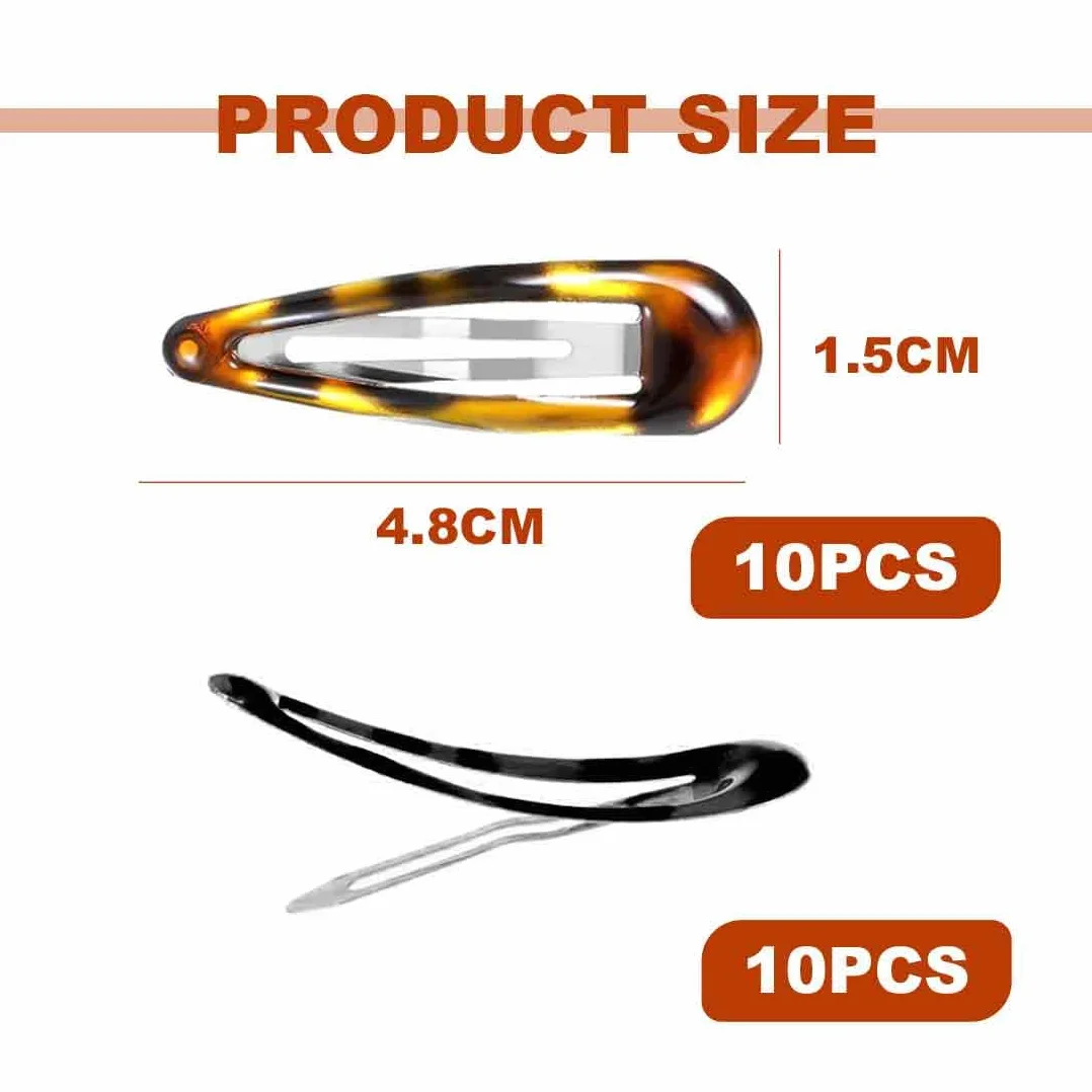 Pinzas de Pelo Metal Antideslizantes 5cm para Niñas y Mujer