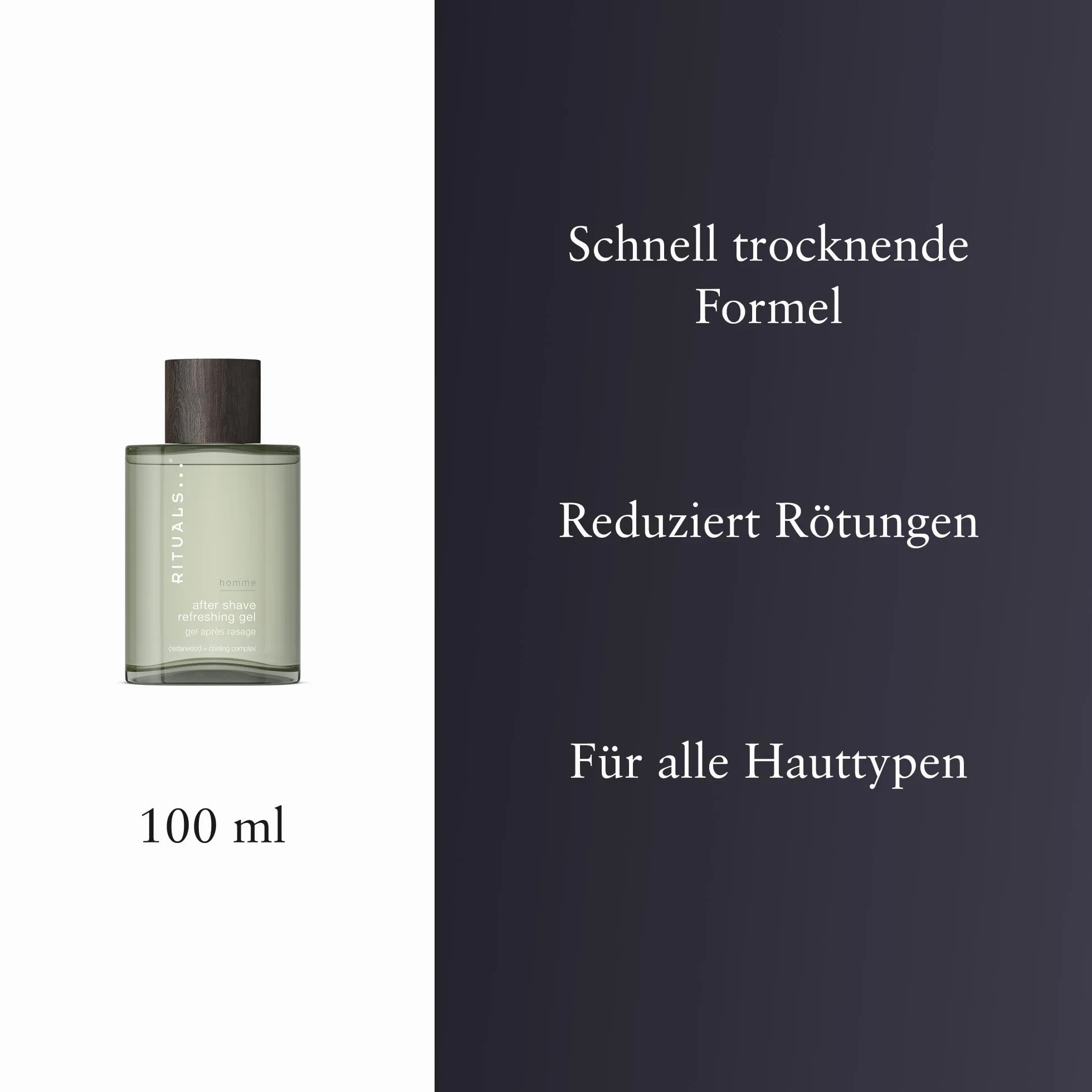 RITUALS Homme Gel After Shave 100ml Refrescante con Ginseng
