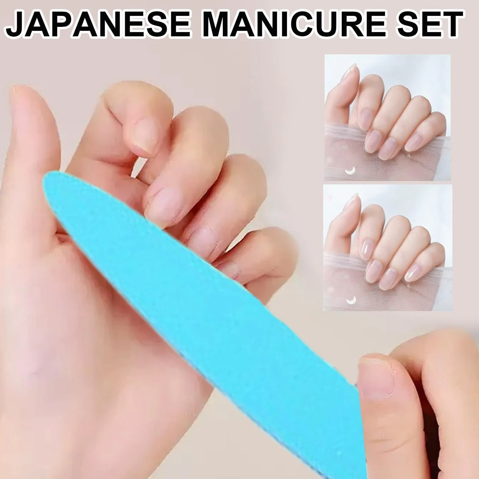 Kit de Manicura Con de para | Juego de Herramientas de Manicura para Pulir Uñas Para Mujeres Niñas Principiantes Salón en Casa Citas Boda Diario Fotos San