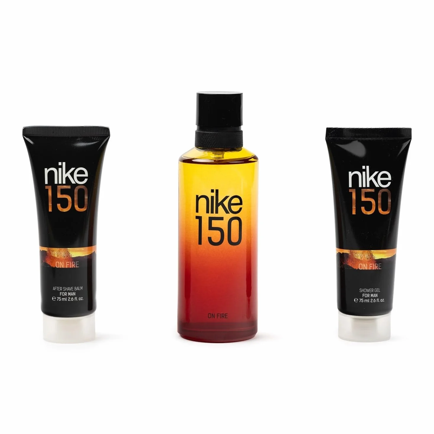 NIKE On Fire Estuche De Regalo Hombre Edt 150 Ml After Shave 75 Ml Gel Baño 75 Ml
