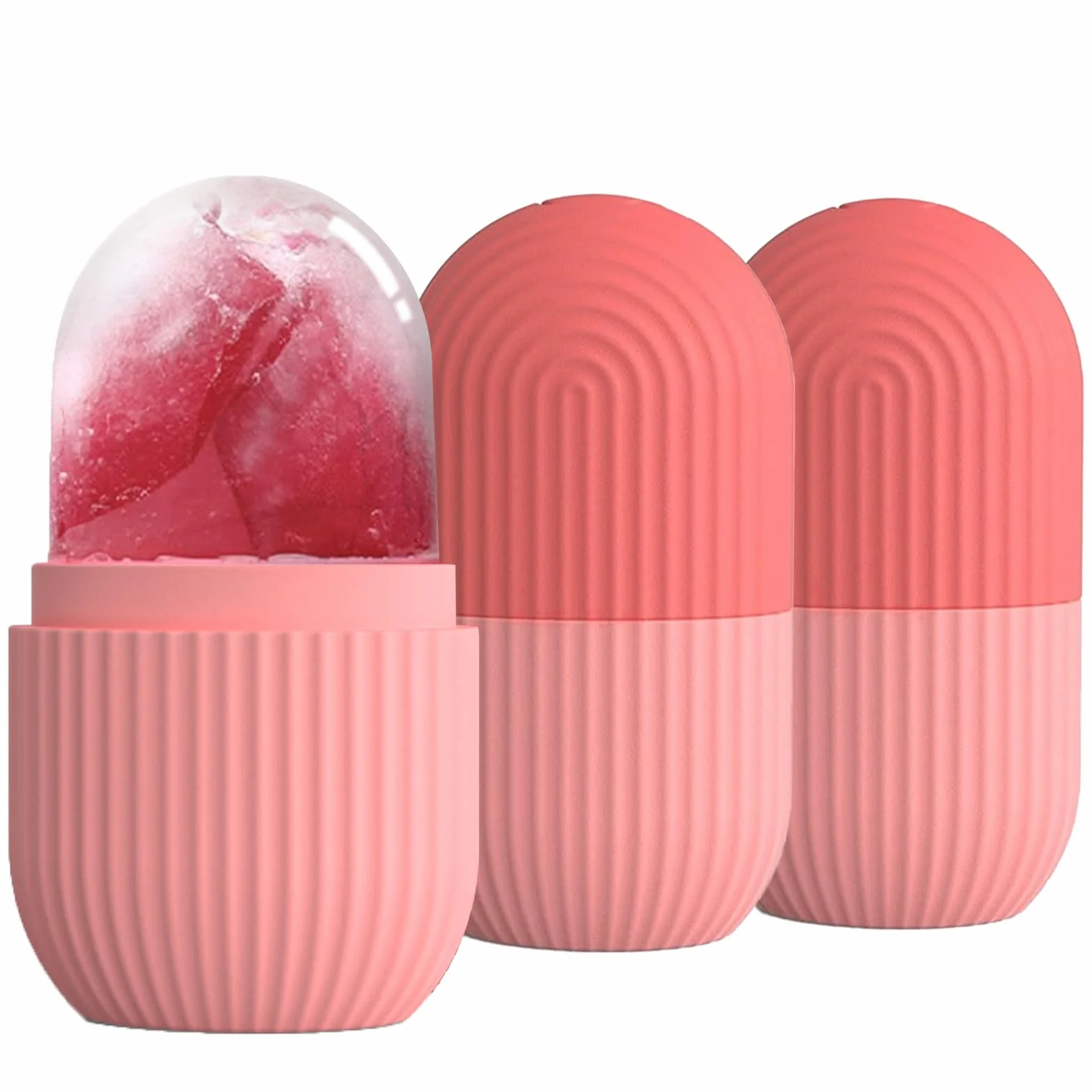 Rodillo Masaje Facial Hielo Ice Roller Facial 3 Piezas Desinflamación Refrescante Calmante