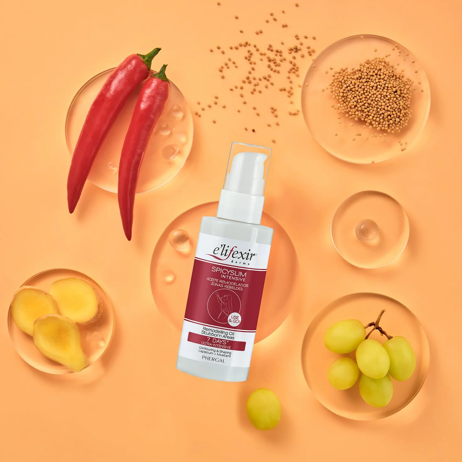 Elifexir Aceite Seco Spicyslim Quemagrasas 100 ml