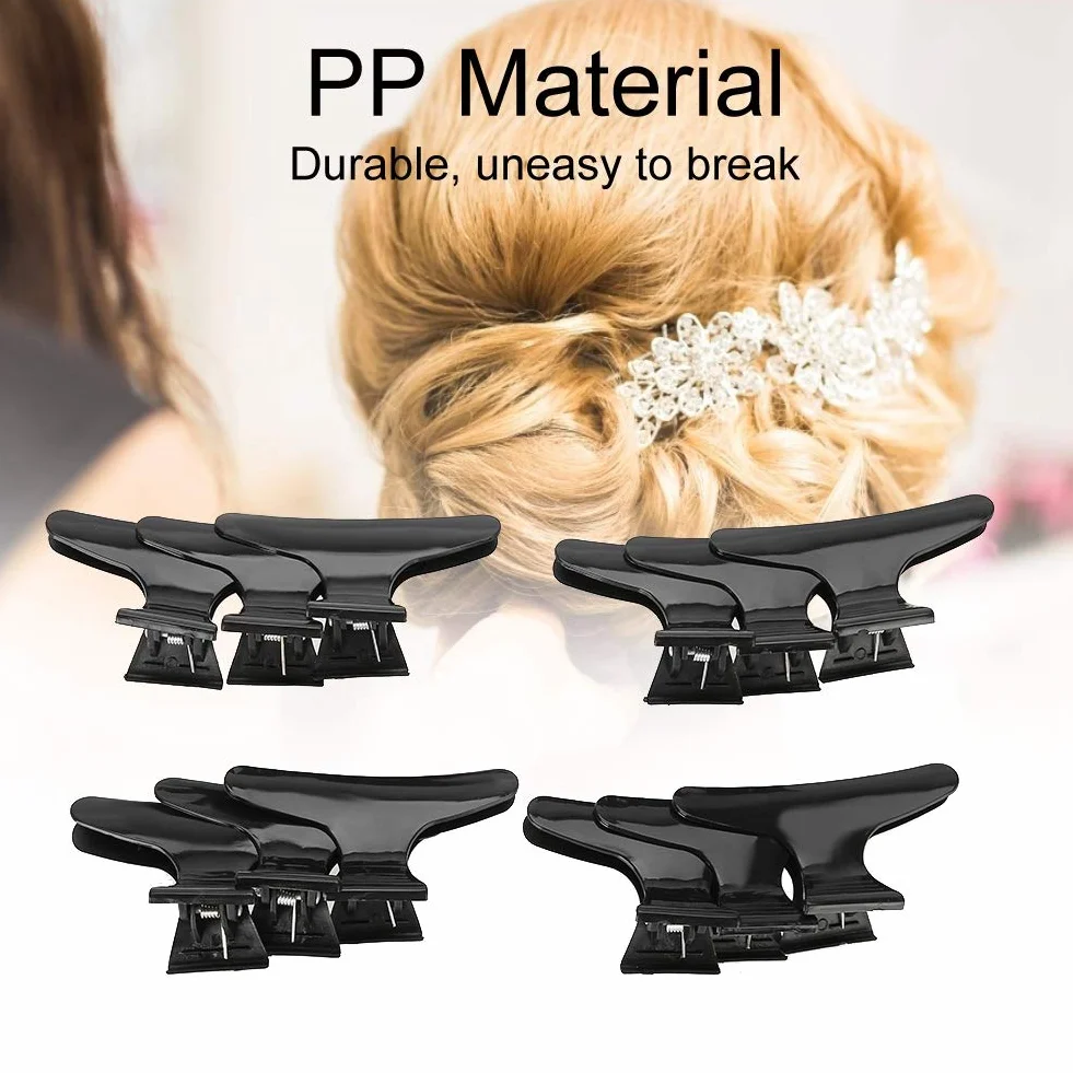 12 Piezas Pinzas Pelo Mujer, Pinzas para el Pelo, Mariposa, Salón, Peluquería