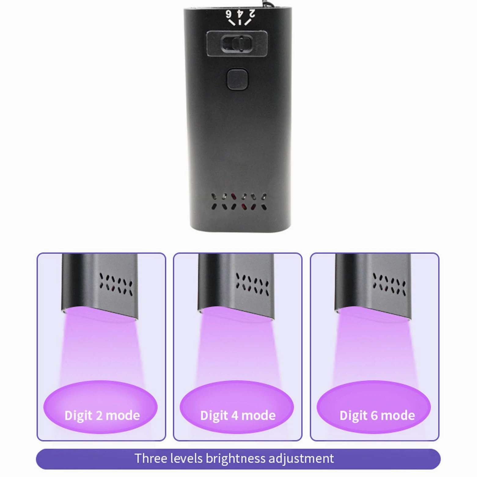V Kit de Extensión de Cabello Ligero, Lámpara de Extensión de Cabello de Curado Rápido de 395 Nm, V Light Hair Extension Machine con Batería Recargable de 3000 MAh, Lámpara LED V