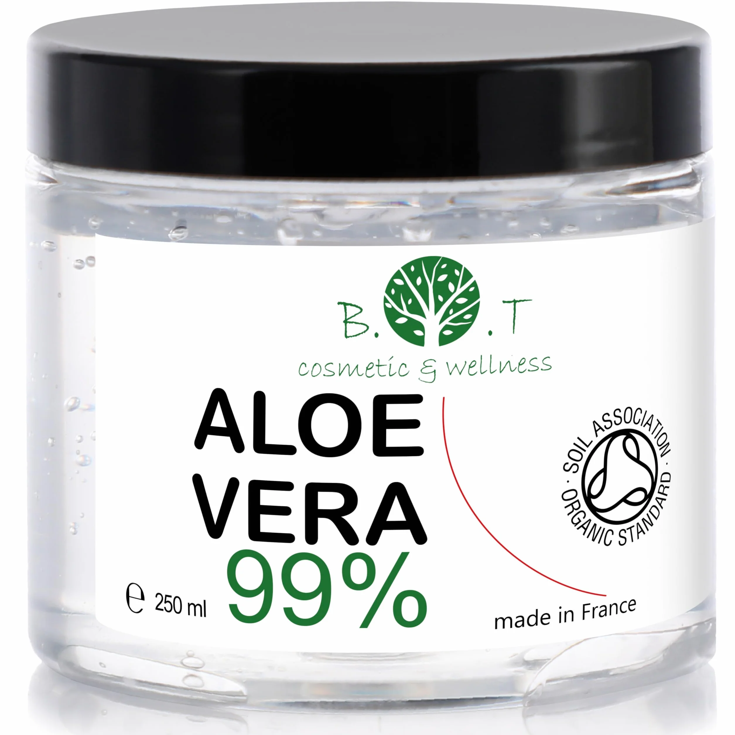 Aloe Vera Gel Orgánico 100% Natural Hidratante Piel Cabello After Sun Antiarrugas 250 ml