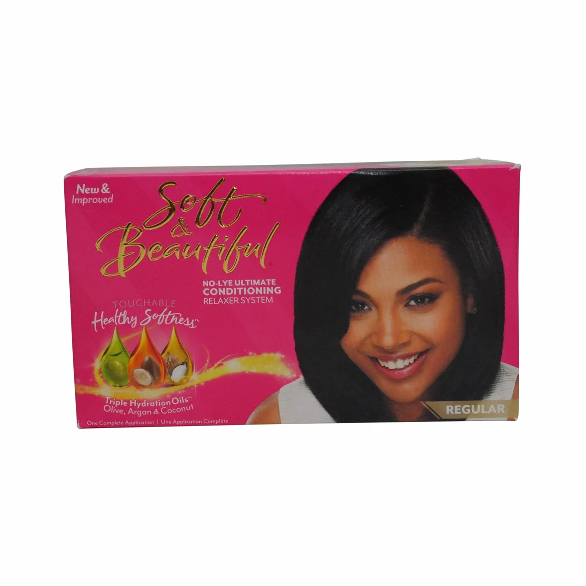 Soft & Beautiful No Lye Ultimate Conditioning Relaxer Regular Sistema Crema