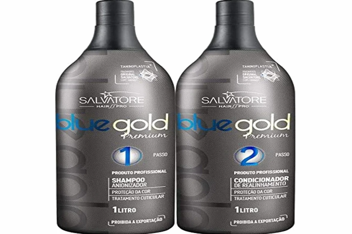 Salvatore Premium Azul Oro Alisamiento Progresivo 2 x 1L