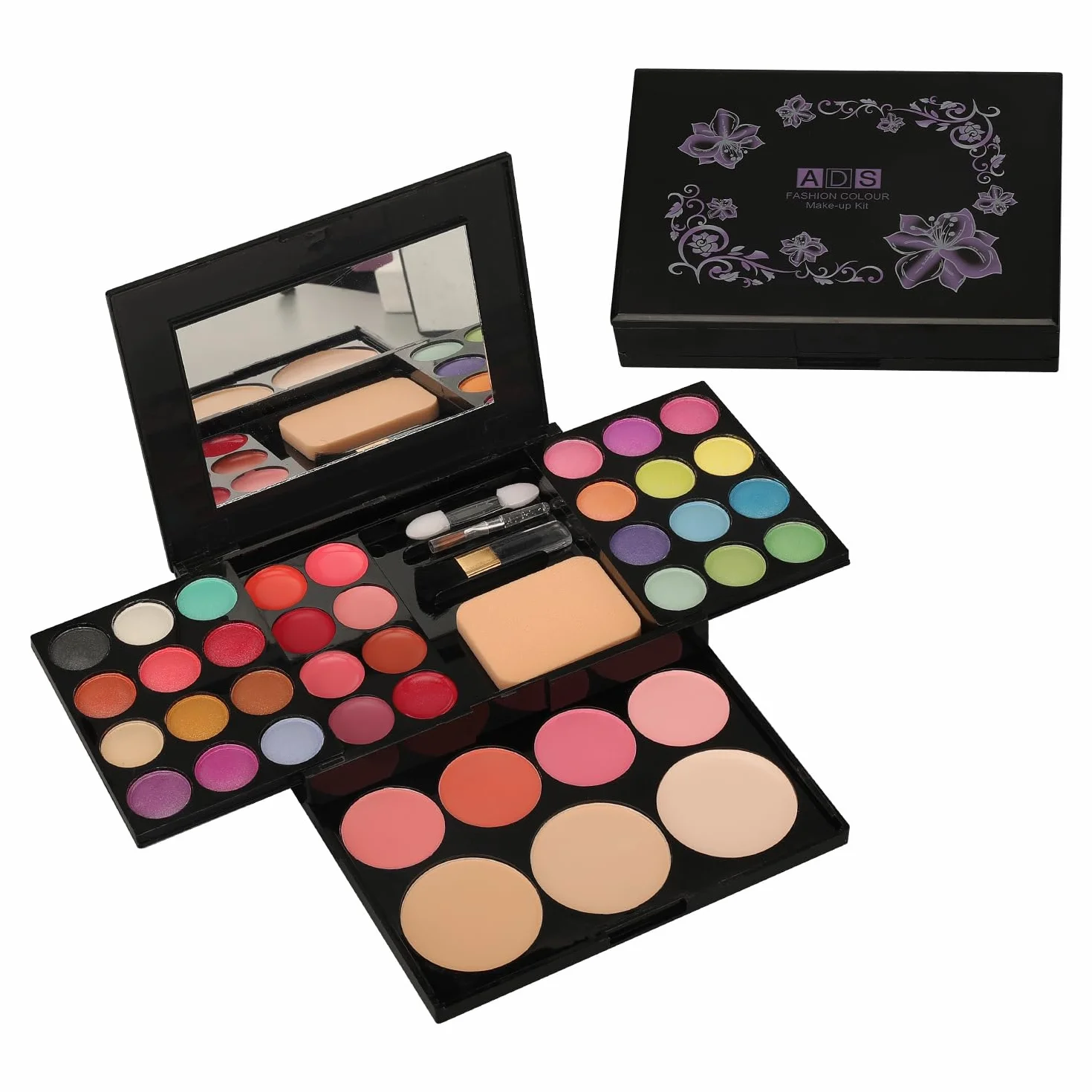 Maletin Maquillaje Mujer Set Larga Duración Fácil Difuminar