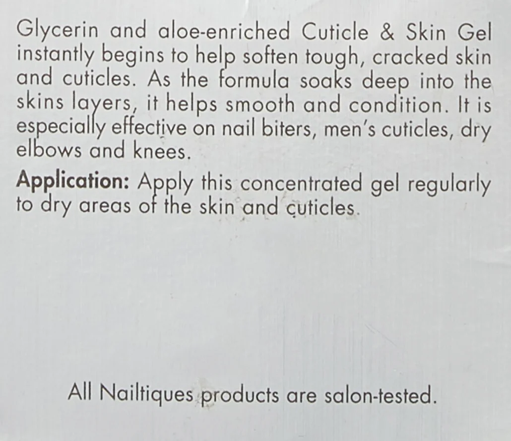 Nailtiques Cuticle & Skin Gel 28g