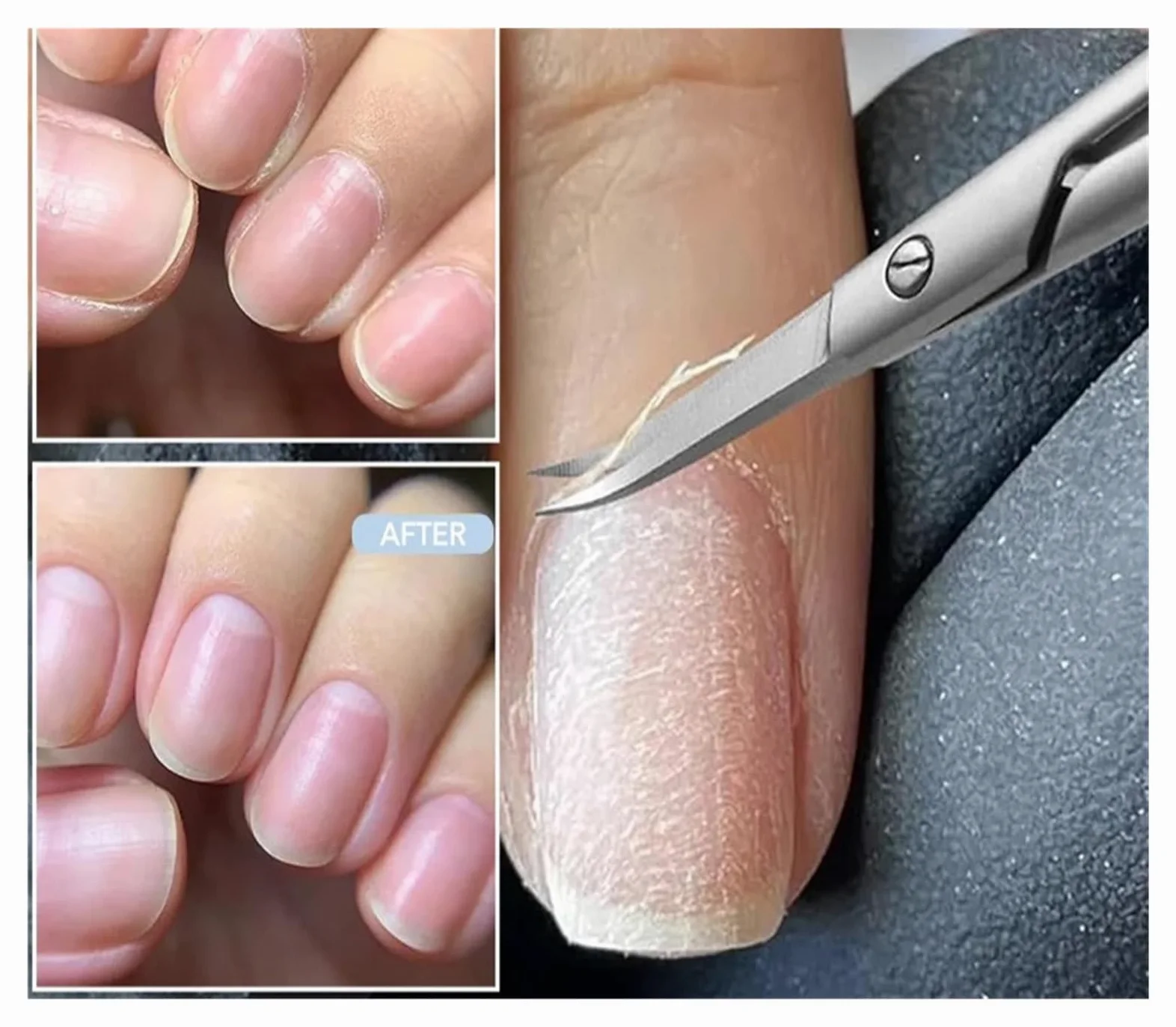 1 Pieza de Tijeras for cutículas, afiladas, de precisión, con Punta Curva, for Piel Muerta y padrastros, recortador Profesional de cutículas.