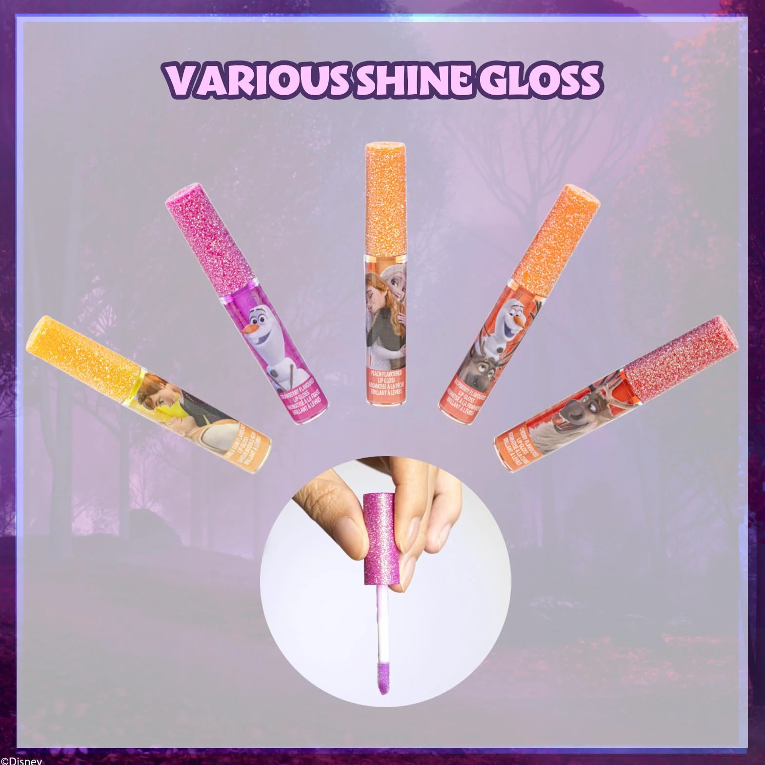 Frozen Brillo Labial Vegetal 12 uds Niñas 3+ Regalo