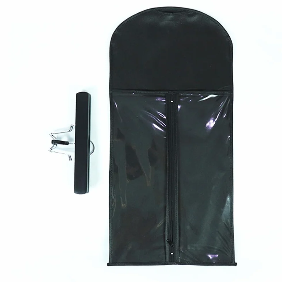 Bolsa Almacenamiento de Peluca con Colgador Portátil Organizador