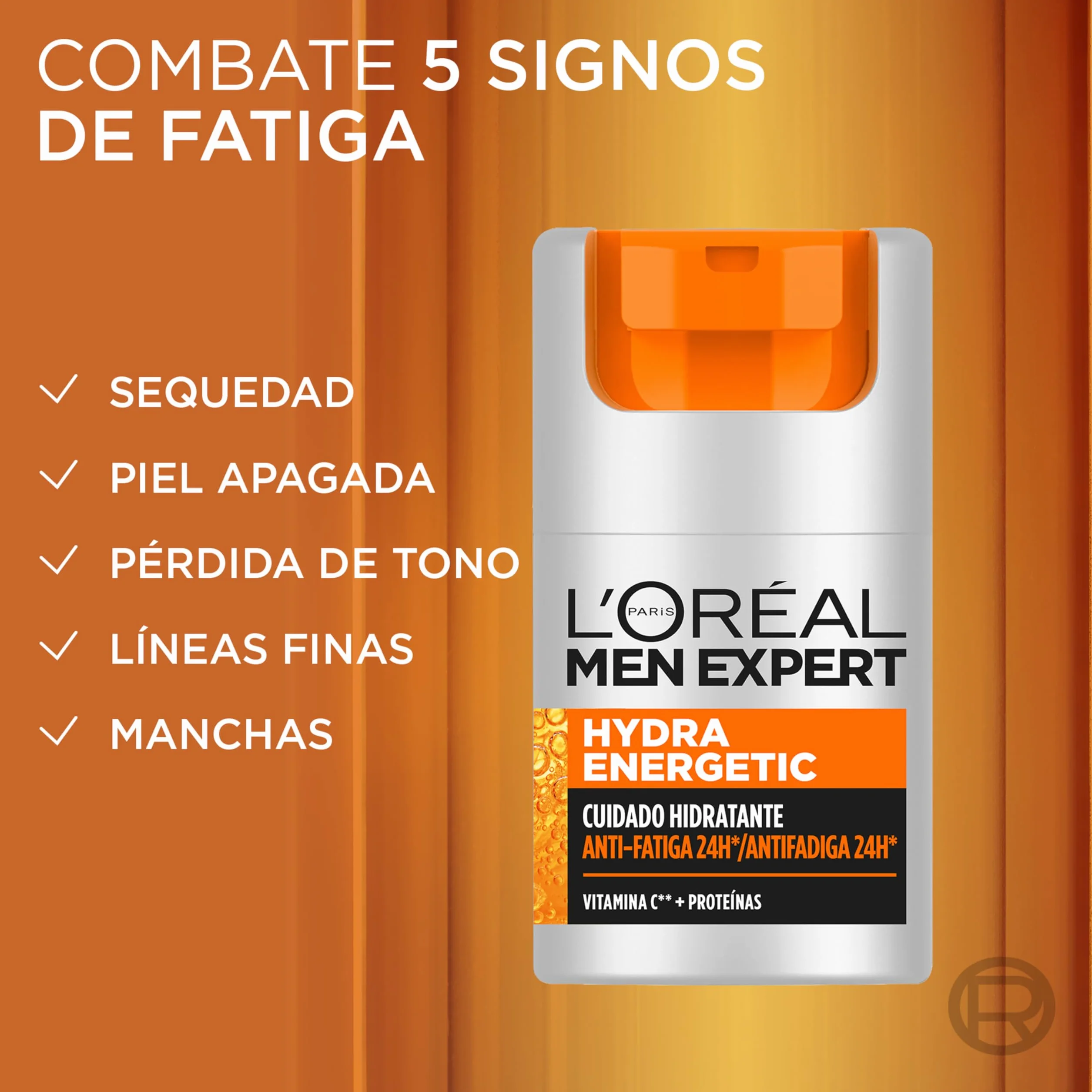 L'Oreal Paris Men Expert 24H Hydra Energetic cuidado hidratante anti-fatiga 50 ml