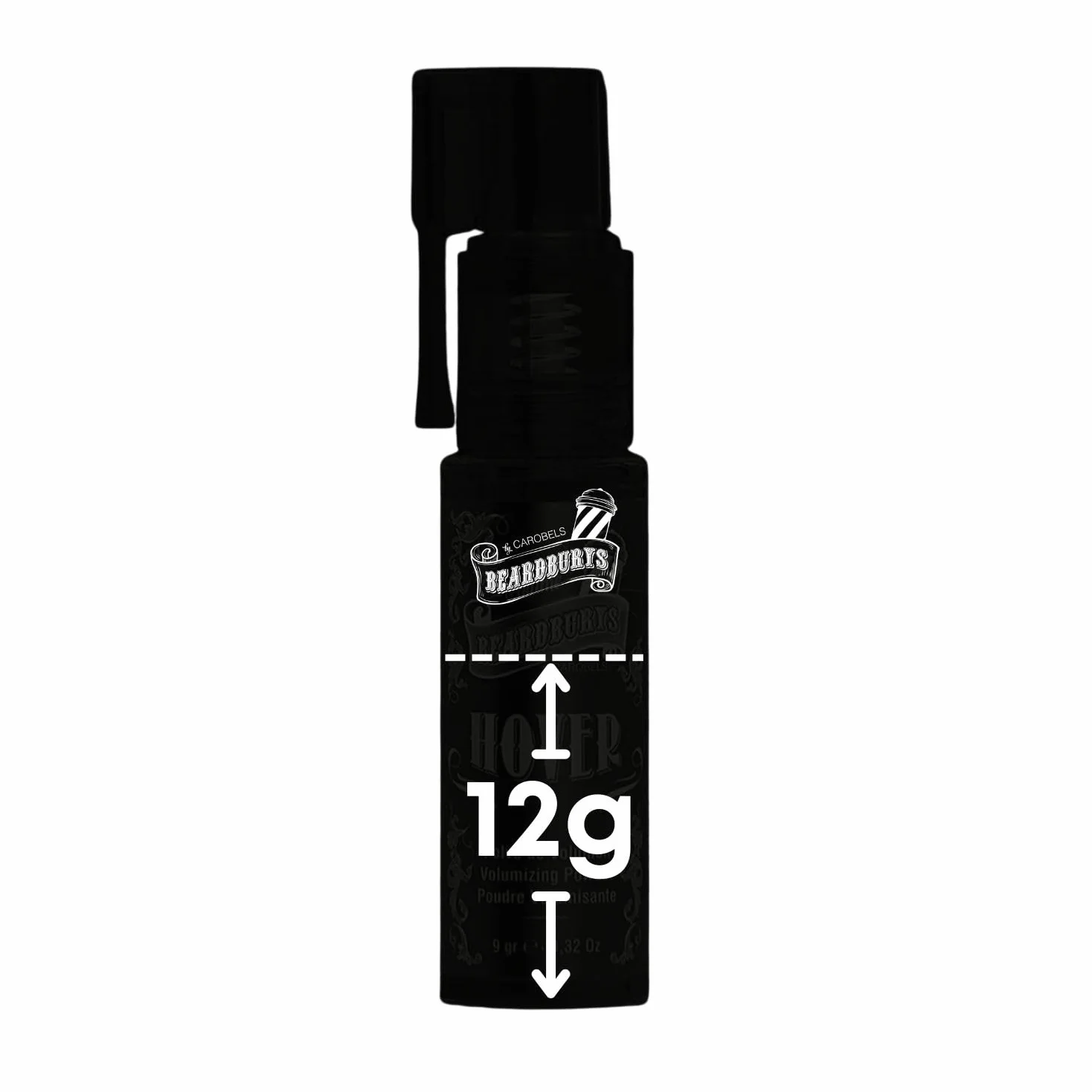 Beardburys Hover Polvo Texturizante para Hombres, Acabado Mate, Volumen, Fijación Flexible, 12 g