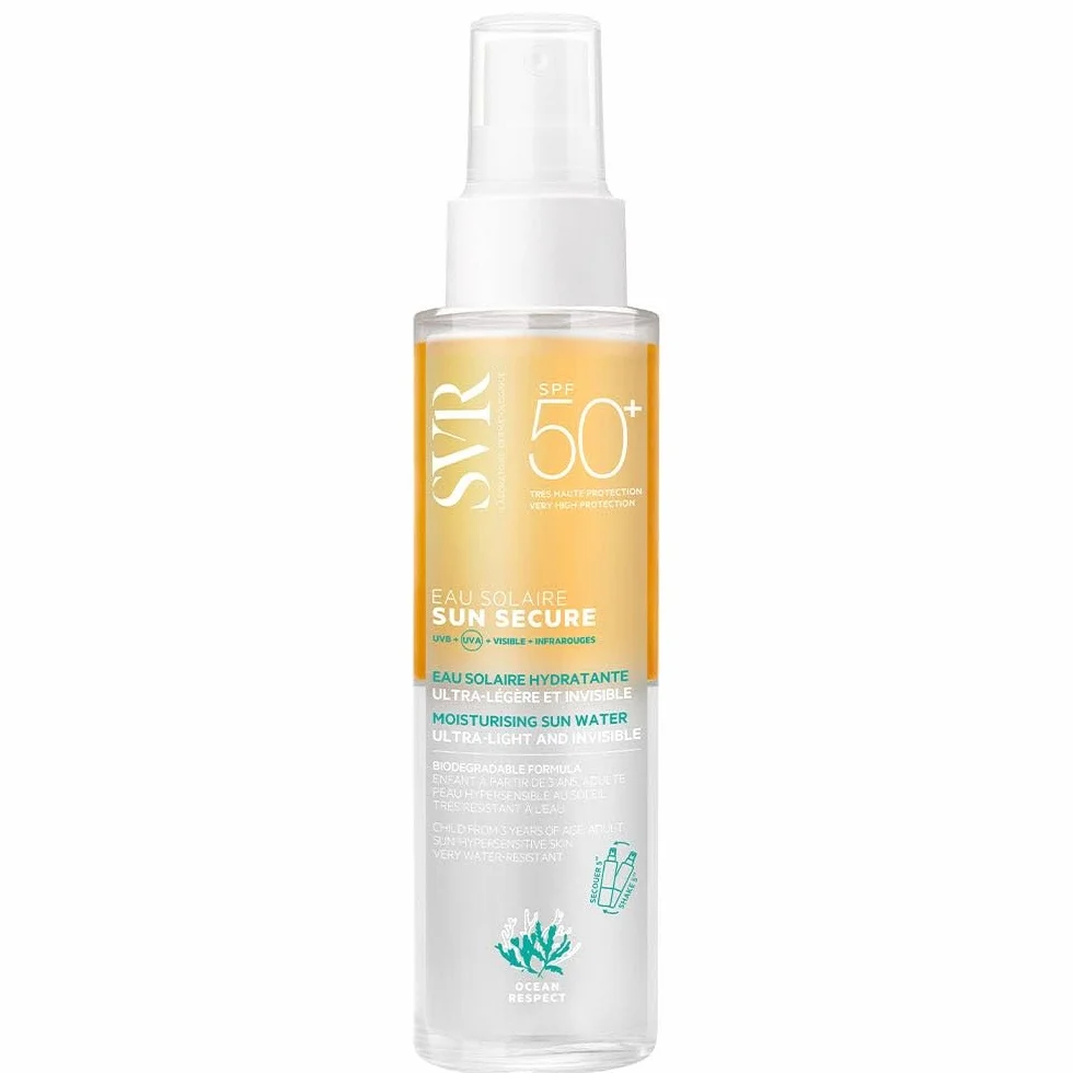 SVR Sun Secure Eau Solaire SPF50+ Agua solar hidratante bifásica 100 ml