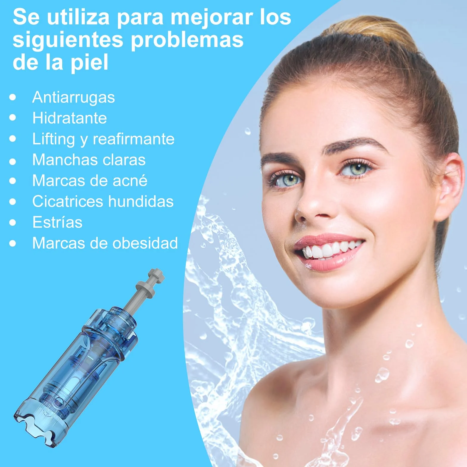 25 PCS Cartuchos dr pen Dermapen Agujas 12 Pins, Diseñados para el Lápiz de Dr. pen Ultima M8S A8S A9, Utilizado para Cicatrices de Acné, Cicatrices Profundas y Estrías