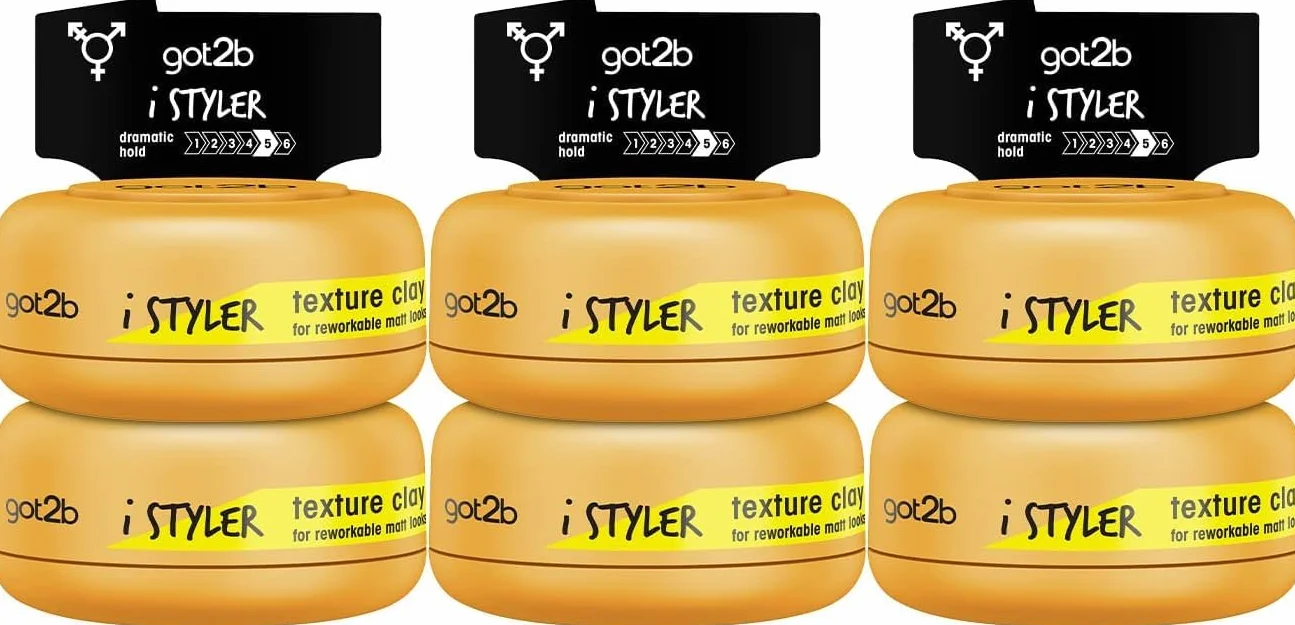 got2b Arcilla Texturizante iStyler 6x75 ml texturizador cabello arcilla moldeador pelo mate fijación nivel 5