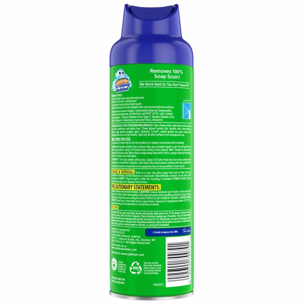 Scrubbing Bubbles Mega Shower Foamer Aerosol, 20 Ounce by Scrubbing Bubbles