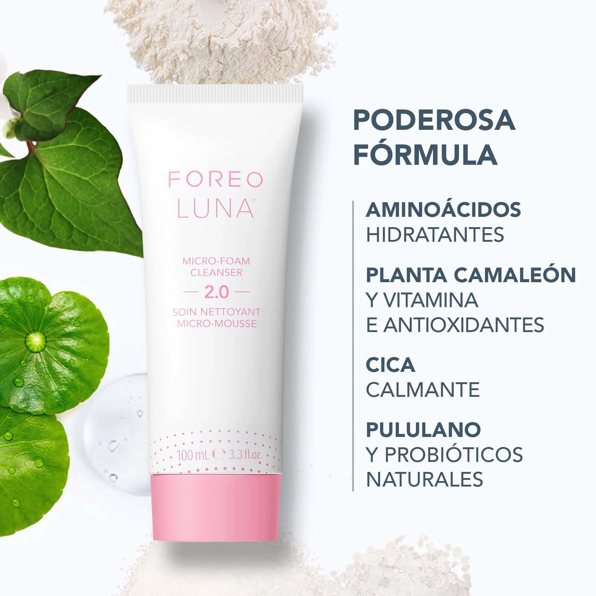 FOREO LUNA 4 go Cepillo de limpieza facial y masajeador reafirmante