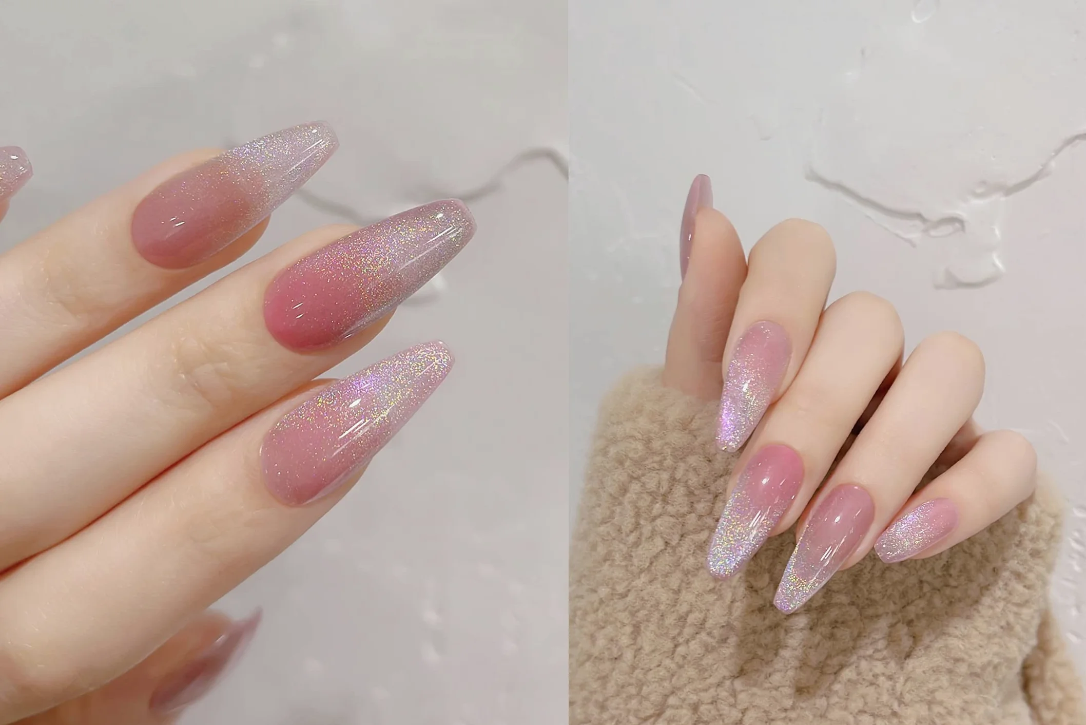 kit esmalte semipermanente Universal Arcoíris Ojo de gato Gel esmalte semipermanente 9D Brillo holográfico Reflectivo Láser Diamante esmalte uñas de gel, palos magnéticos lámpara de uñas de mesa