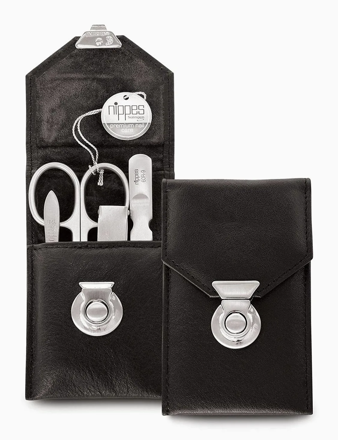 Nippes: Set de manicura 4 piezas) Negro