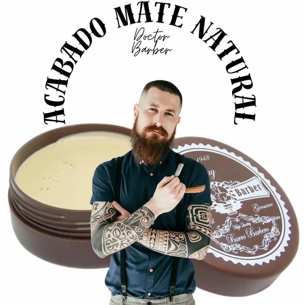 Doctor Barber Barro Barbero 80 g Cera acabado mate barba cabello