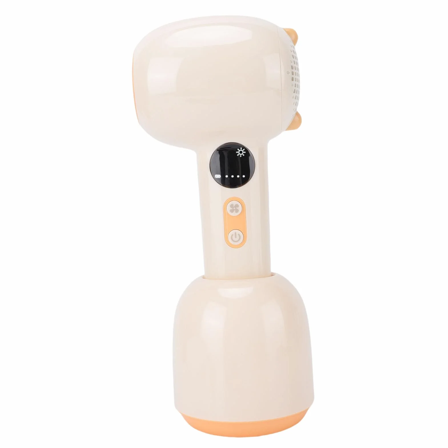 Secador de Pelo Inalámbrico, Batería de 4500 MAh 37 C Secador de Pelo de Viaje a Temperatura Constante, de Portátil con Viento Frío y Caliente 4 Niveles Operación Silenciosa para Bebés de