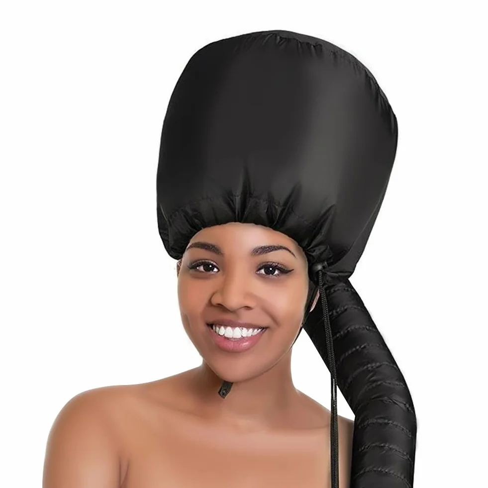 LOPHE Gorro Térmico para Cabello, Gorro Secador de Pelo con Cordón, Portátil para Secar