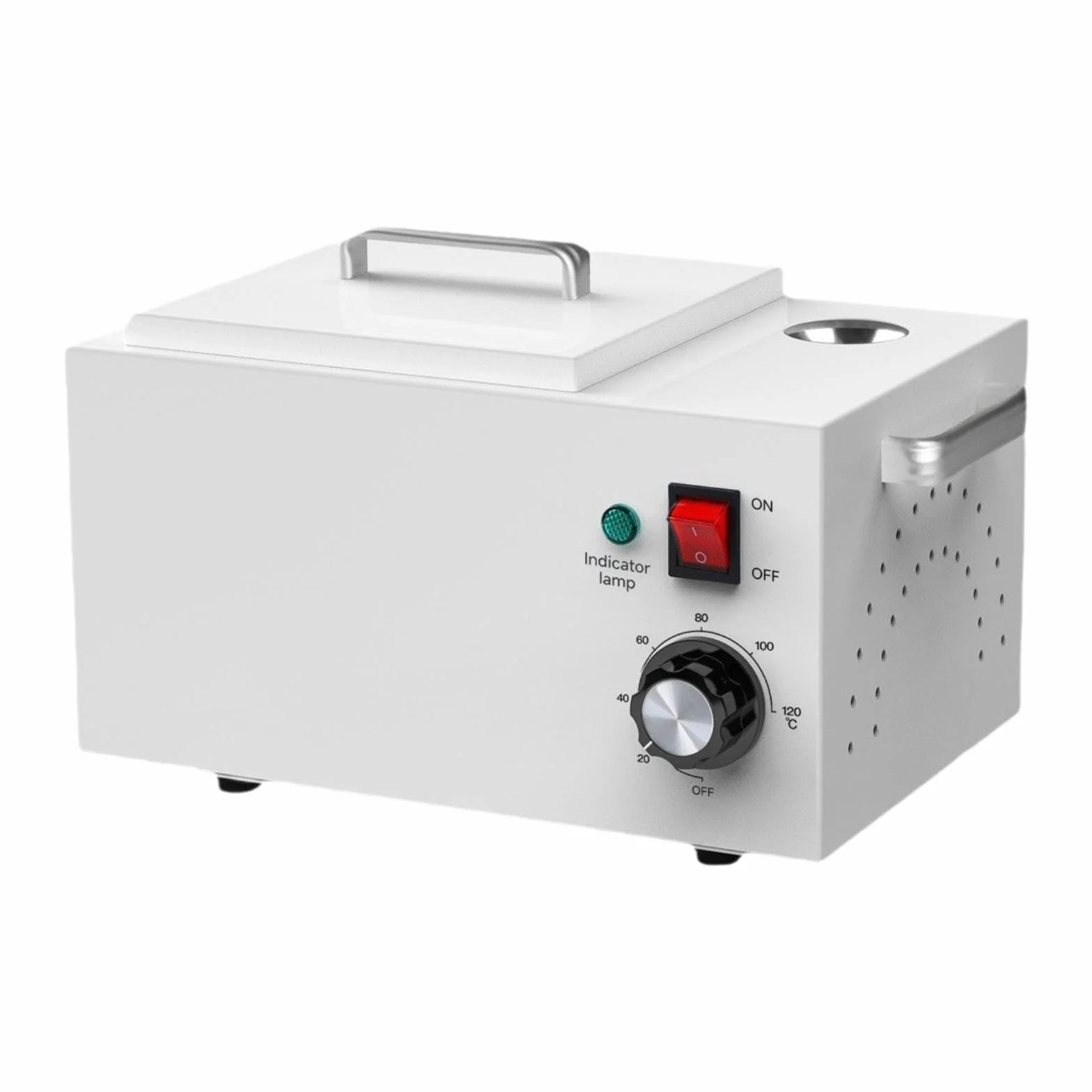Amagogo Máquina calentadora de eléctrica, equipo de belleza de la piel, calentador de Metal de 2,5 L para depilación, olla de cera profesional para