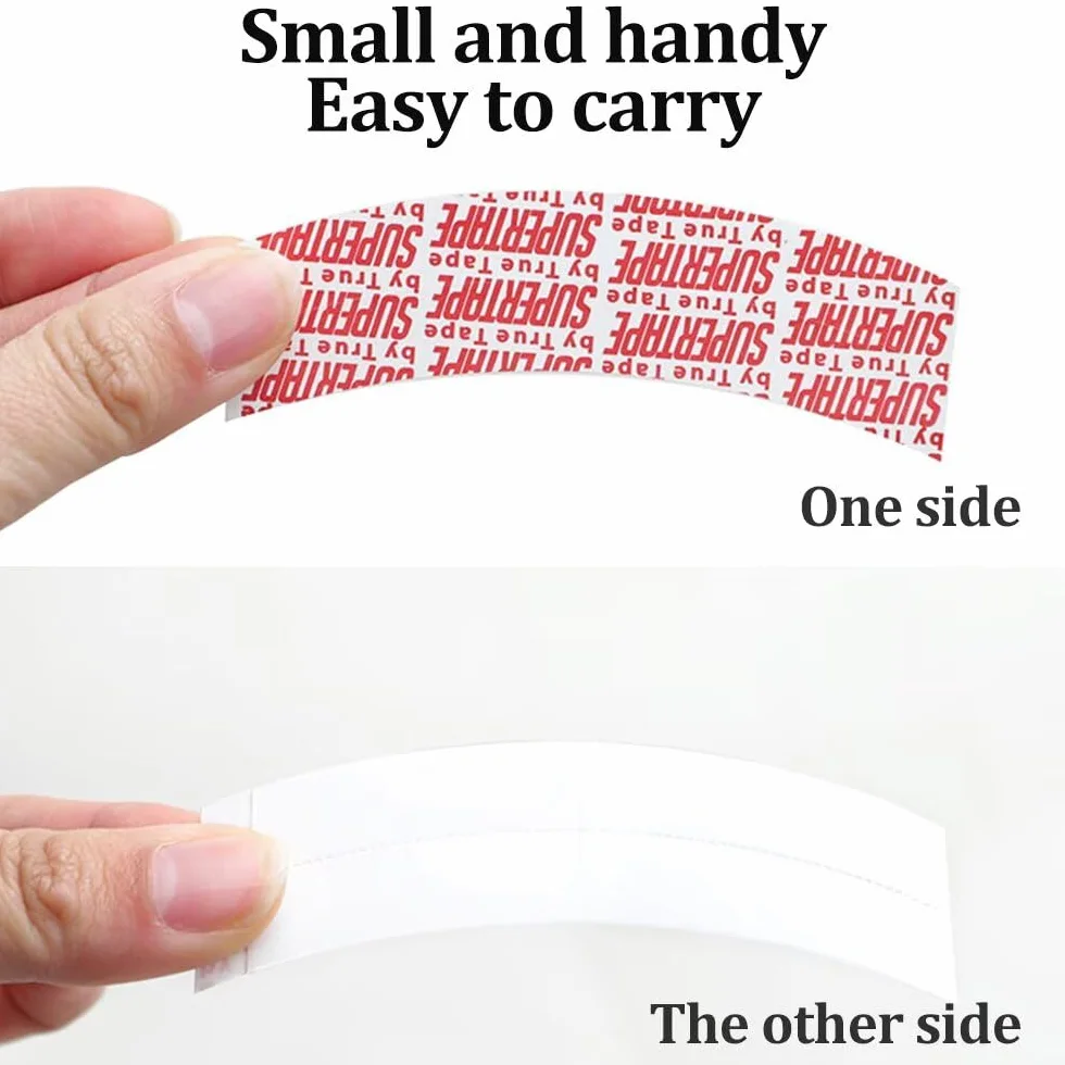 Cinta adhesiva para pelucas impermeable doble cara extra fuerte 40 unidades