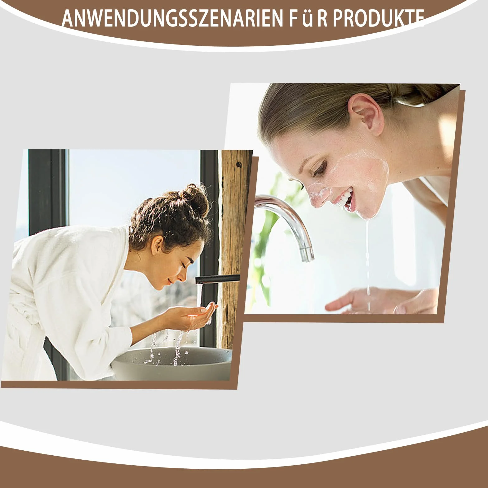 Cuenco Facial para Baño de Hielo de Silicona Plegable Negro